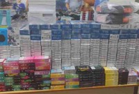 Contrabando transportado em ônibus é apreendido pela Cavalaria da PM