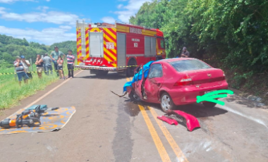 Acidente com três veículos mata idoso de 78 anos na SC-480