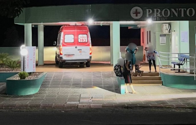 Mulher é ferida por disparo de arma de fogo