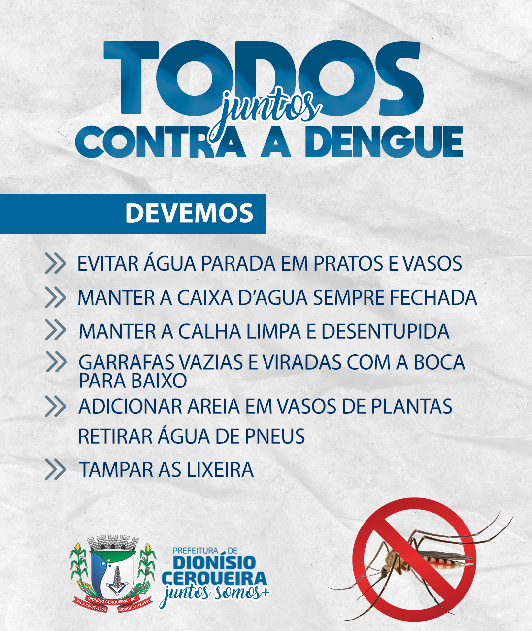Orientações- Prefeitura de Dionísio Cerqueira