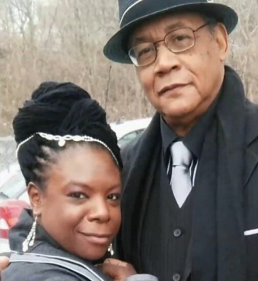 Rhea e o marido falecido, Eddie Holmes – Foto: arquivo pessoal