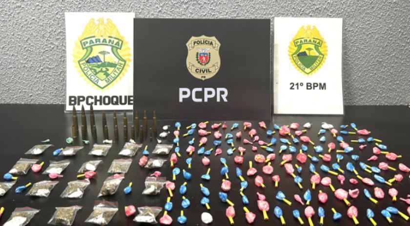Operação conjunta resulta em prisão por tráfico e posse ilegal de munições