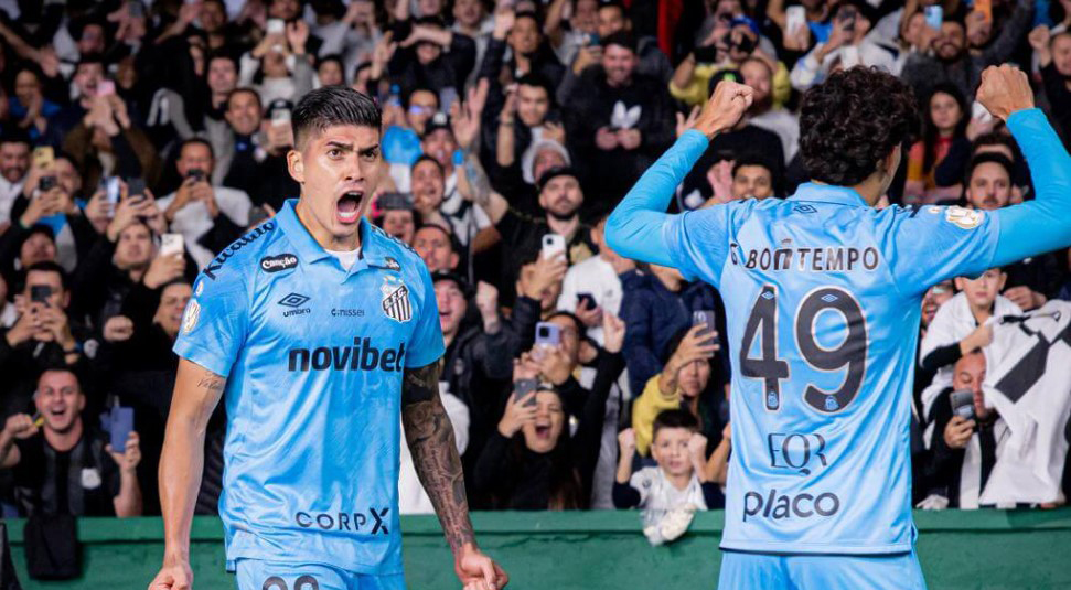 Santos vence o Coritiba fora de casa e avança às oitavas da Copa do Brasil