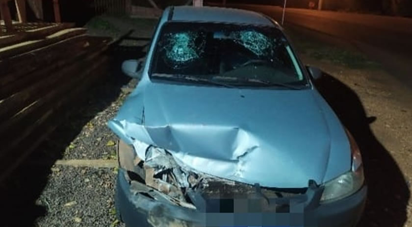 Embriagado, jovem é preso ao causar acidente na SC 163