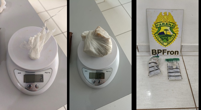 BPFRON prende homem e apreende drogas durante operação