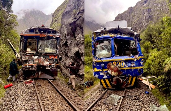 Colisão entre trens em via para Machu Picchu deixa 15 feridos