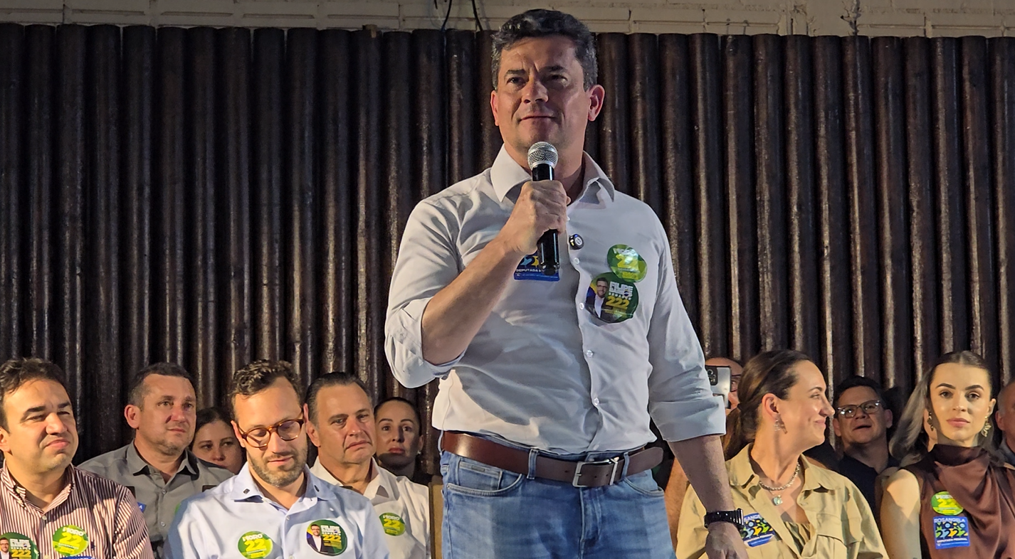 Moro sobe o tom contra Lula durante encontro político no Sudoeste