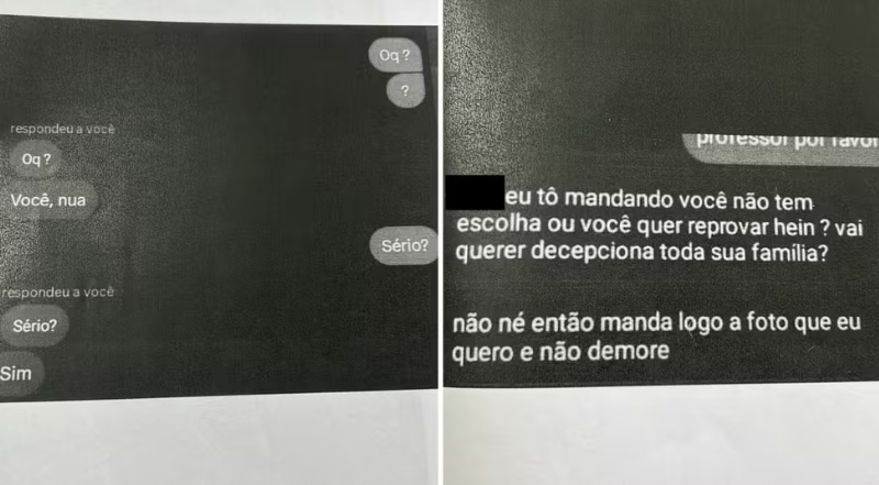 Professor do Paraná é investigado após pedir fotos íntimas de aluna de 15 anos e ameaçá-la com reprovação