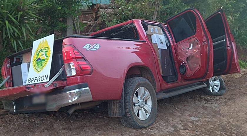 Após apreensão de bebidas, policia descobre que caminhonete apreendida foi furtada em Içara- SC