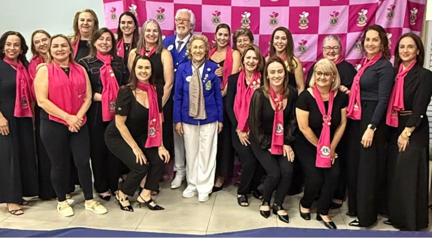 Lions Clube Barracão Mulher recebe visita de autoridades leonísticas