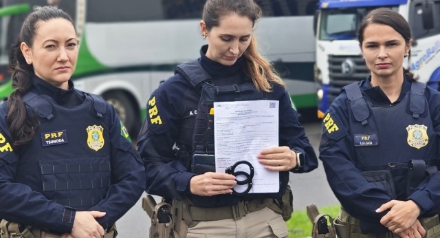 Homem procurado por importunação sexual é preso durante ação educativa da PRF