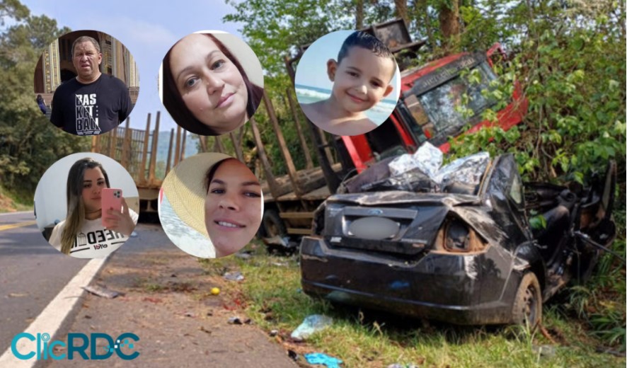 Identificadas as vítimas de acidente fatal na BR-280 em Santa Catarina