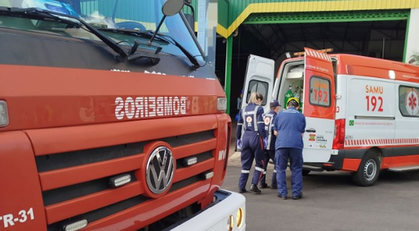 Idoso fica ferido após ser atropelado