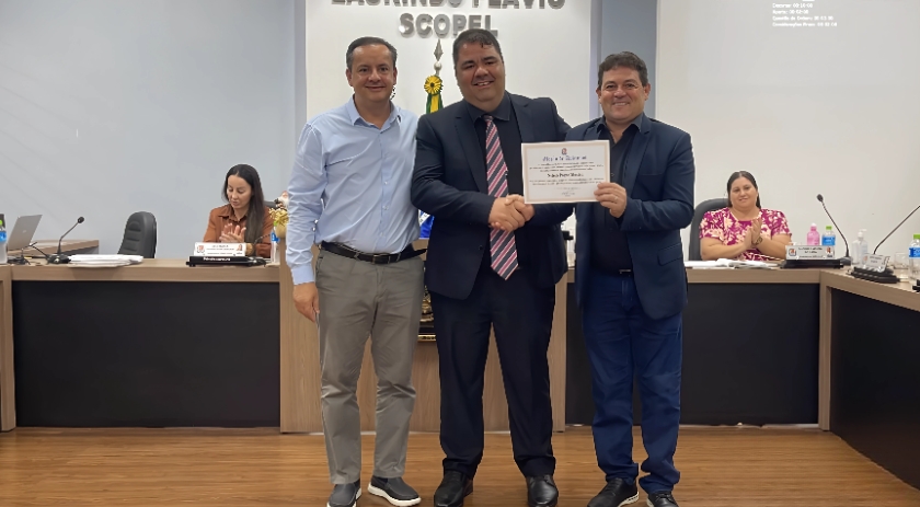 Nelson Pagno Moreira ‘Bugrão’ recebe moção de aplausos por atuação em projetos sociais