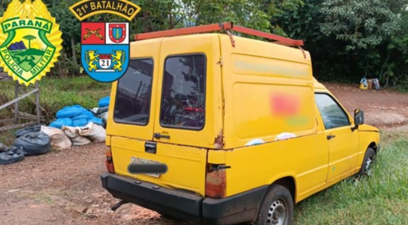 Carro furtado é recuperado em Francisco Beltrão