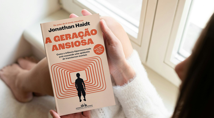 Livro best-seller aborda impactos das telas na vida dos jovens
