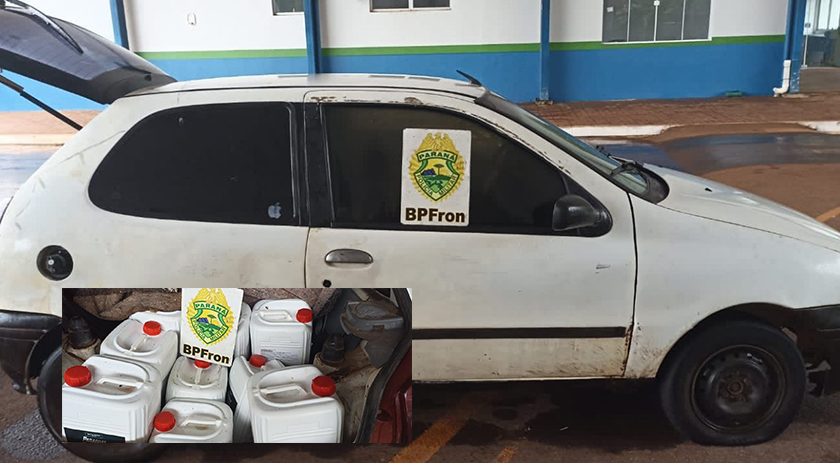 BPFRON apreende veículo carregado com agrotóxicos