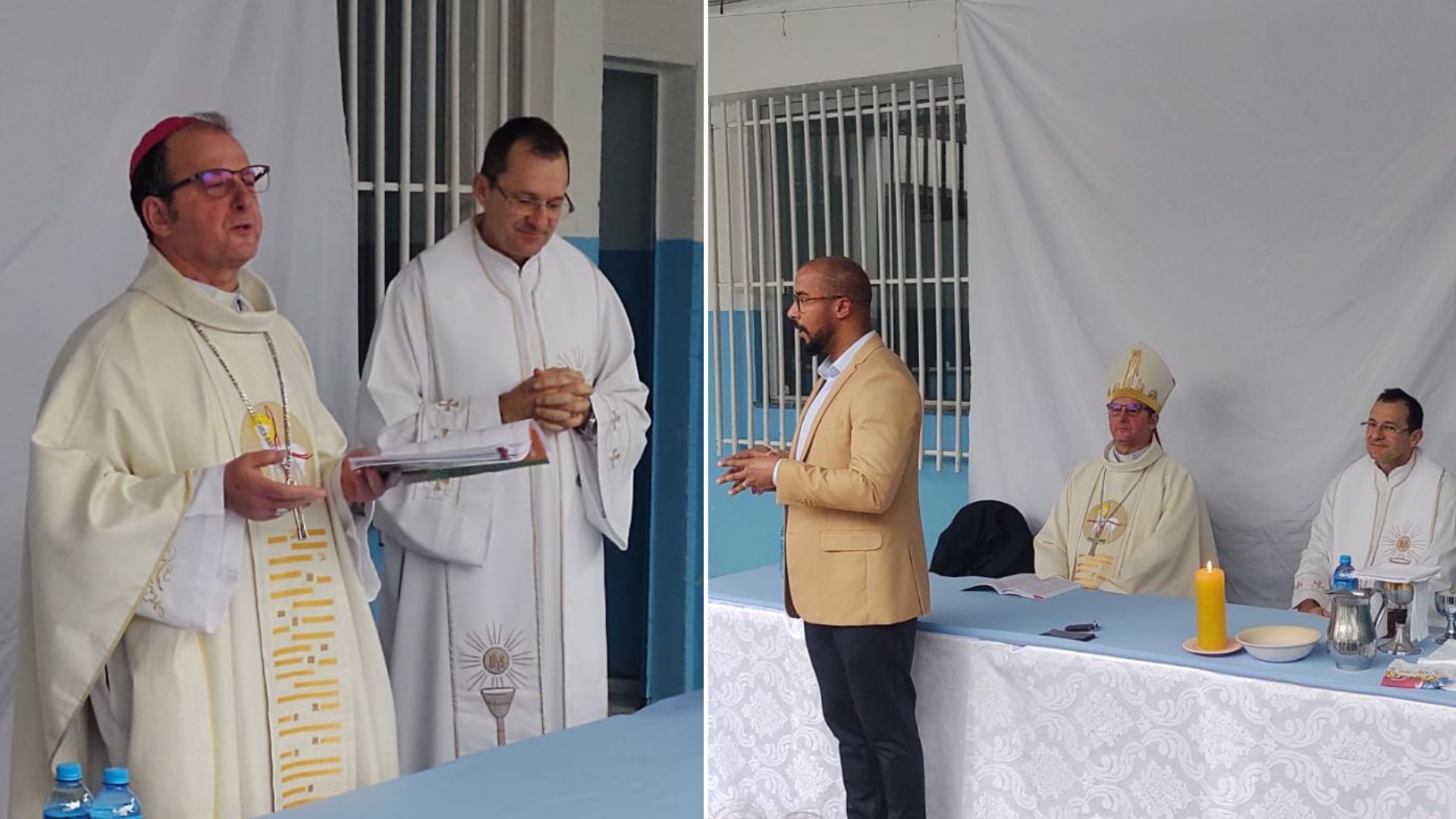 Santa Missa na APAC reúne Bispo Diocesano, Juiz e lideranças em apoio à reintegração social e espiritual