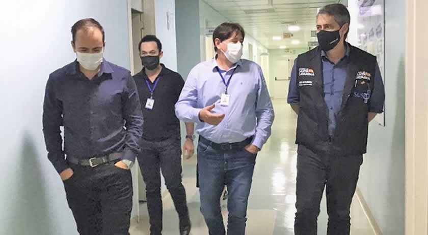 Hospital Regional apresenta projeto de ampliação para secretário de Saúde do Estado