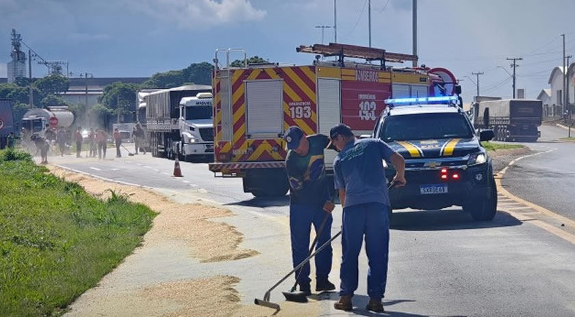 Atenção para quem trafega na BR-282 próximo a Pinhalzinho