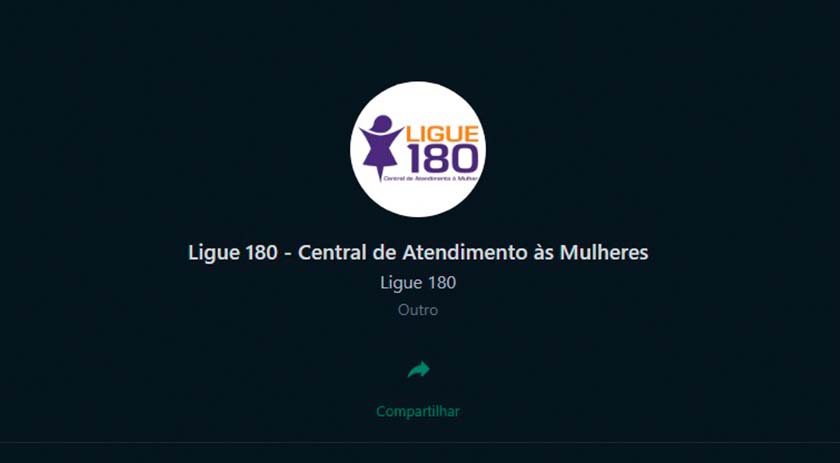 180: atendimento a mulheres vítimas de violência passa a ter canal no WhatsApp