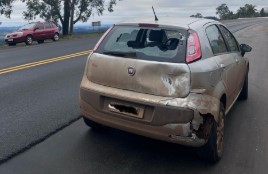 Acidente na BR-158, deixa homem ferido na manhã desta sexta-feira (18)
