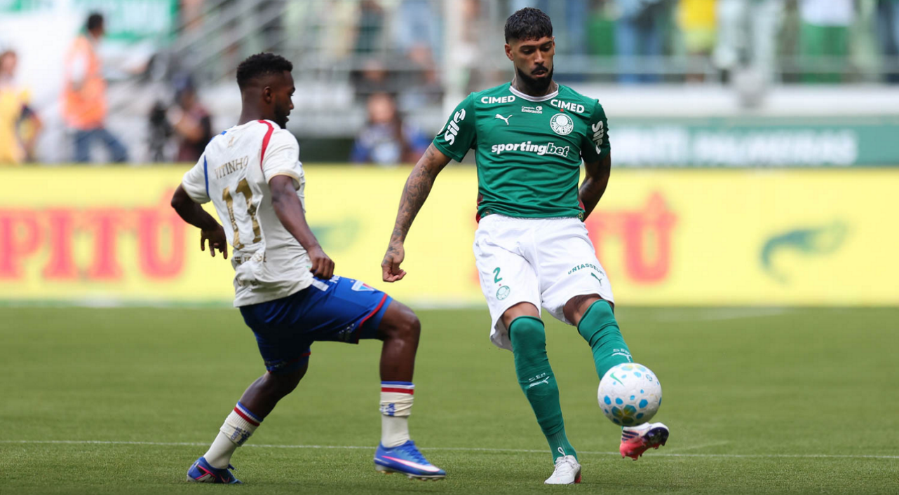 Palmeiras goleia o Fortaleza e fica perto das quartas de final da Copa do Brasil