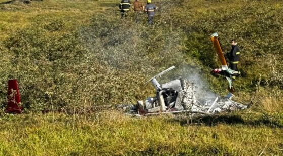 Bombeiros confirmam a morte de piloto do helicóptero que caiu em Santa Catarina