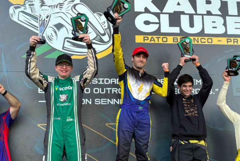 Copa Pato Branquense de Kart começa com destaque para piloto de São Miguel do Oeste