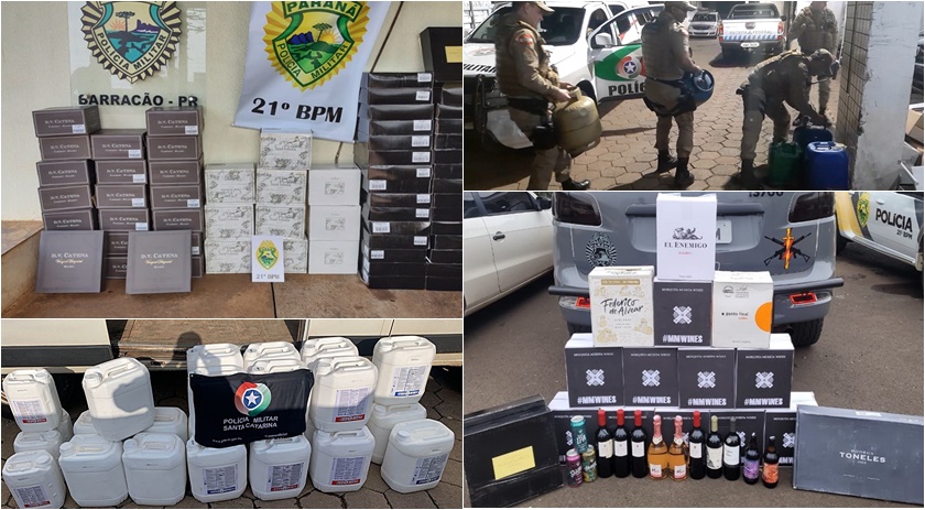Saiba porque policiais não podem deixar de apreender mercadorias descaminhadas pegas em operações e abordagens