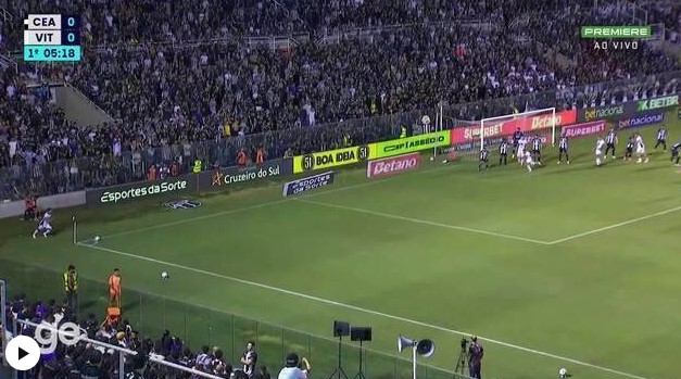 Com gol de Marllon, Ceará supera Vitória e segue invicto no PV