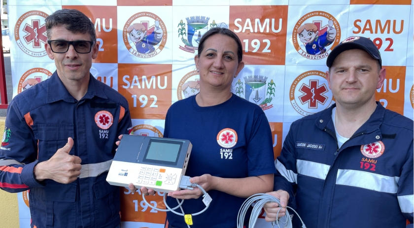 SAMU é a primeira unidade básica do estado a receber aparelho de eletrocardiograma