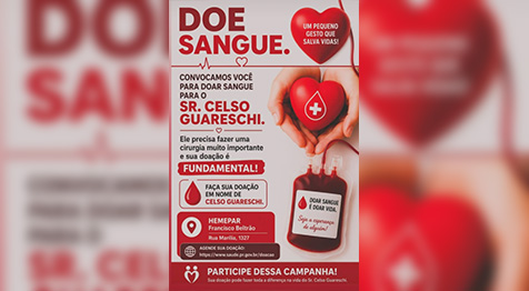 Campanha de doação de sangue é realizada para ajudar vítima de assalto em Barracão