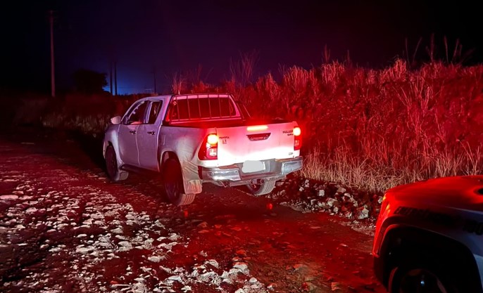 Polícia Militar recupera camioneta furtada no Uruguai e prende motorista