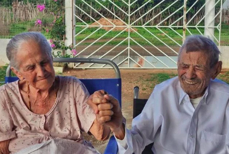 Casal brasileiro entra pro Guinness com casamento mais longo da história