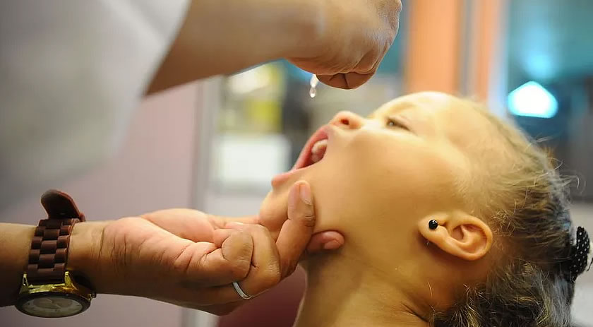 Com baixa adesão, campanha contra a polio será prorrogada