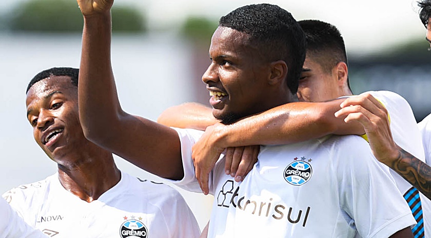 Grêmio goleia o Figueirense por 6x0 na Copinha