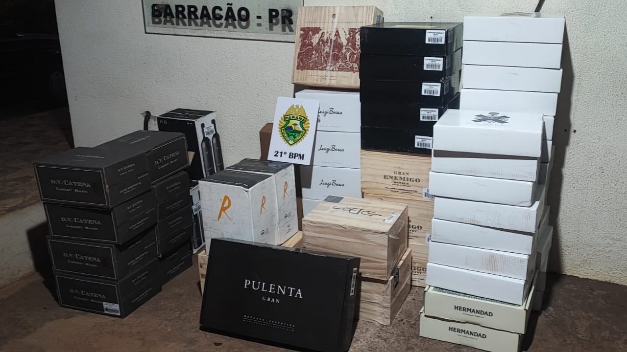 Após perseguição pelas cidades gêmeas menor é apreendido por direção perigosa e descaminho de vinhos