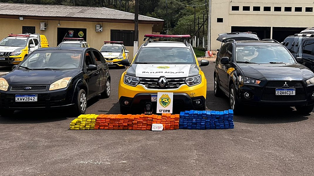 Polícia Militar de Palmas apreende 153 kg de maconha e 900 g de cocaína em operação conjunta com a Receita Federal