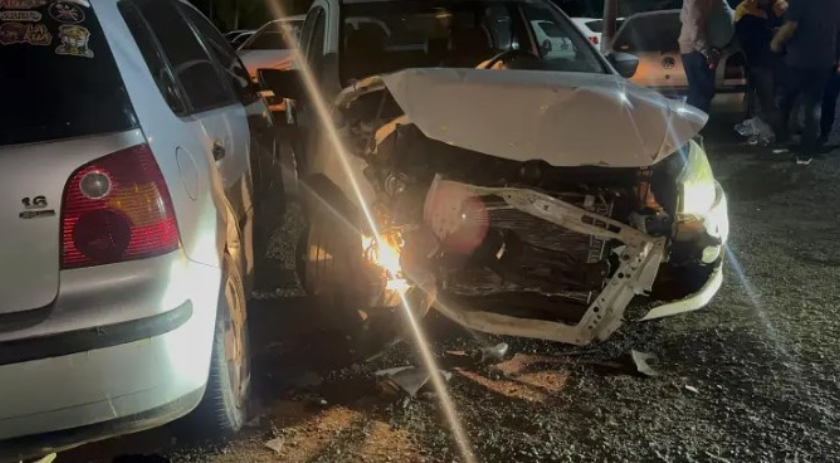 Acidente envolvendo quatro veículos é registrado na PR- 483 em Francisco Beltrão