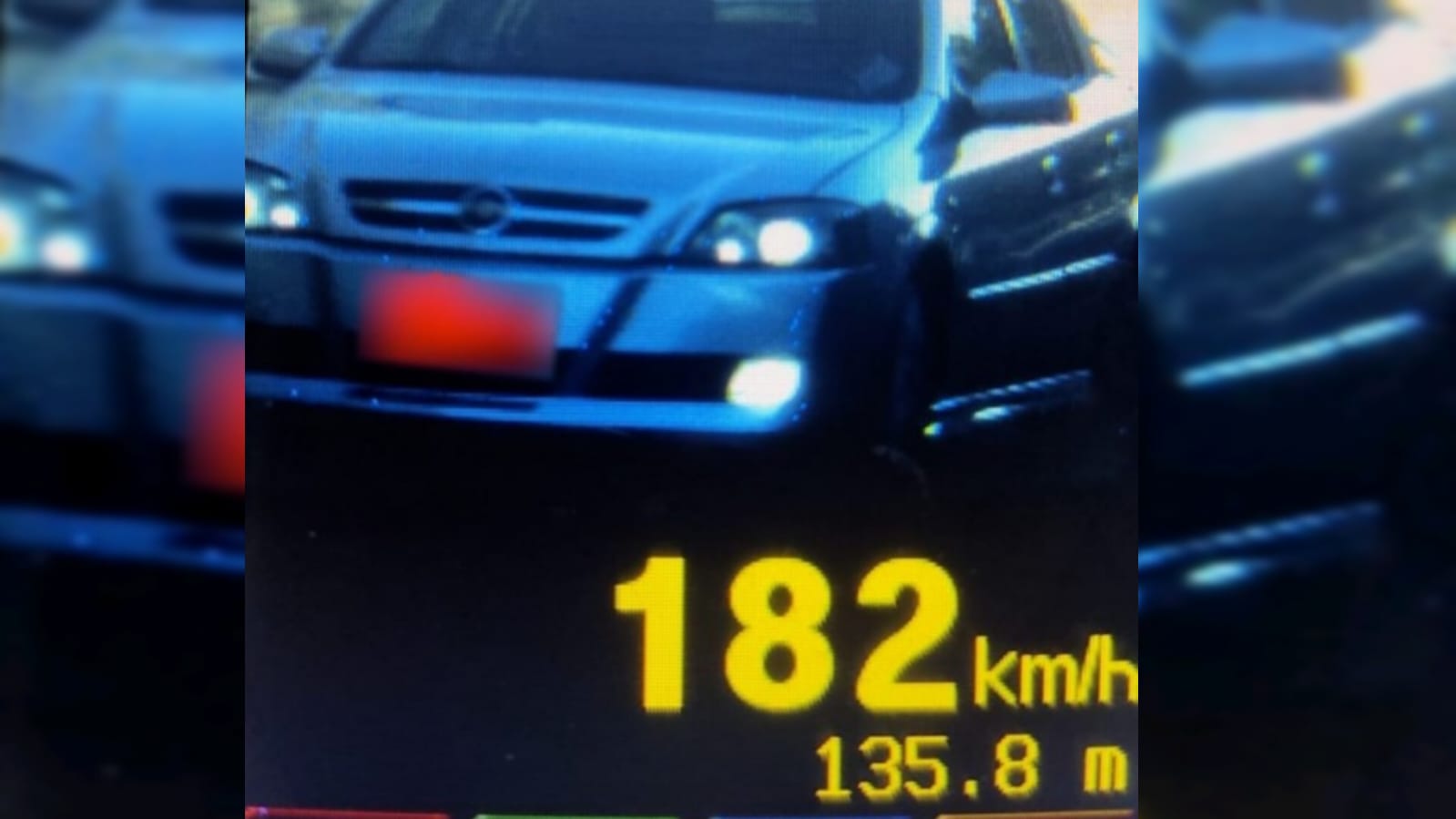 Motorista é flagrado dirigindo a mais de 180 km/h em rodovia de SC