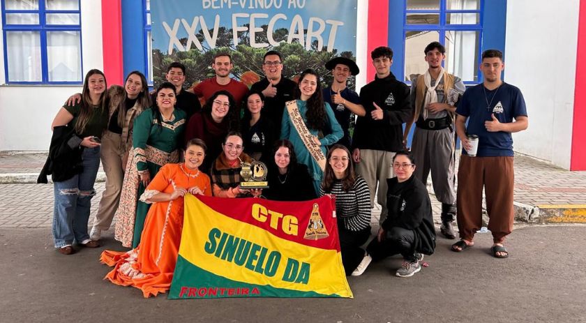 CTG Sinuelo da Fronteira brilha no Festival Catarinense de Arte e Tradição