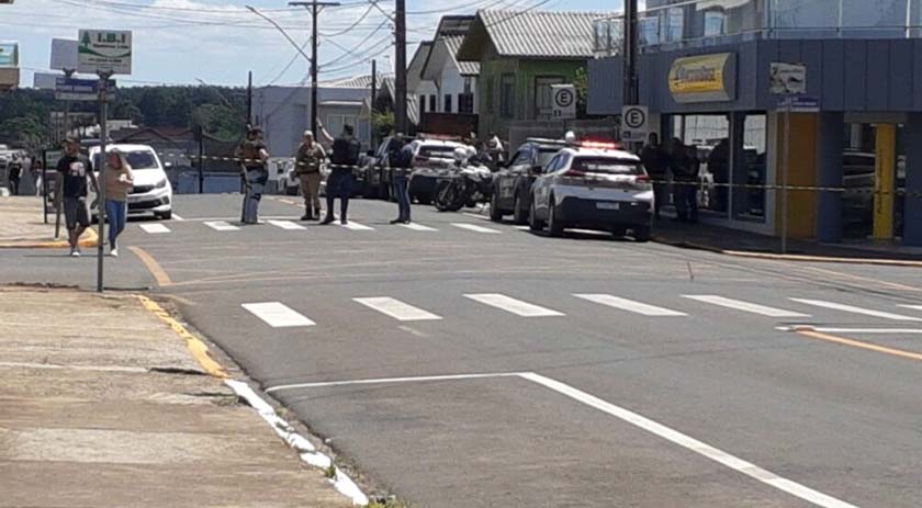 Tentativa de assalto em agência bancária mobiliza diversos policiais