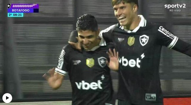 Botafogo vence o Bragantino de novo e se classifica às quartas da Copa do Brasil