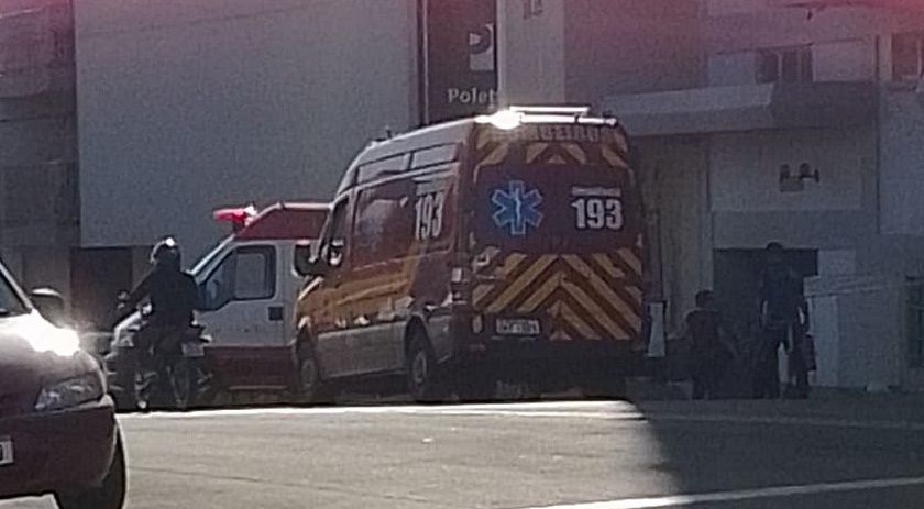 Homem fica ferido após acidente de trabalho no centro