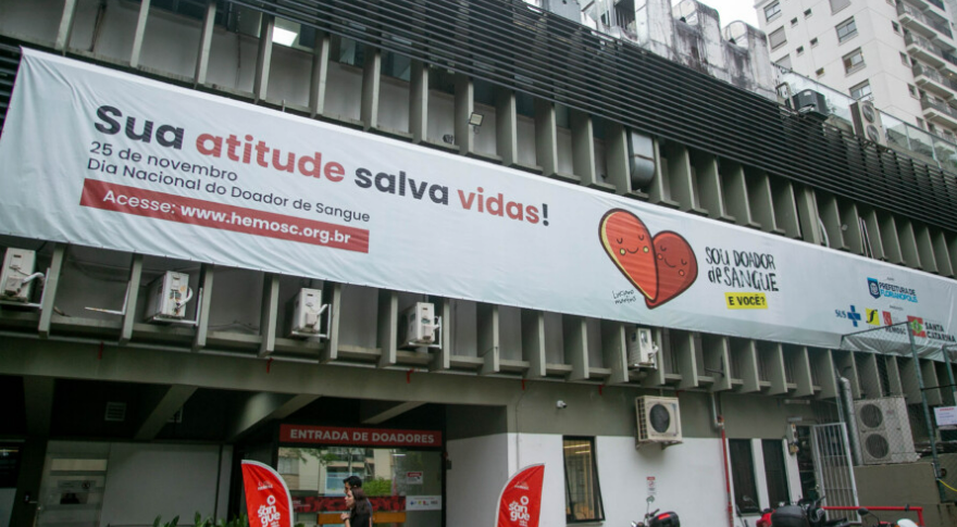 Hemosc alerta para estoques de sangue em SC e reforça pedido de doações