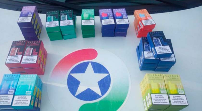 Polícia apreende R$ 5 mil em cigarros eletrônicos