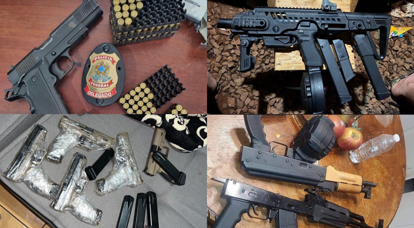 Operação busca criminosos que introduzem em território nacional maconha e armas de fogo do Paraguai, além de cocaína do Peru