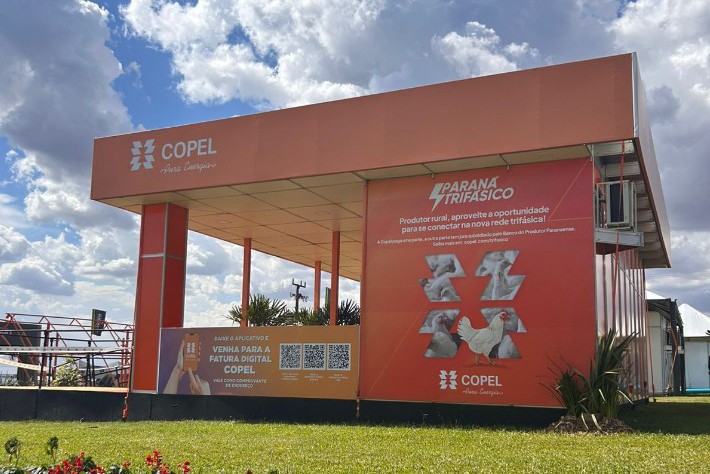 Conexão à rede trifásica será destaque da Copel no Show Rural