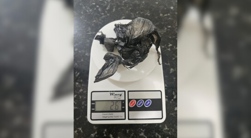 Homem é preso com 26 gramas de cocaína durante abordagem da PM